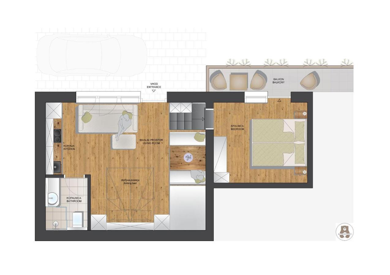 Apartma J.E.Z. Bohinj Buitenkant foto